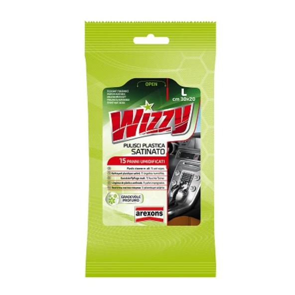 Wizzy Mat Plastik Temizleyici Bez 15'li ürün görseli