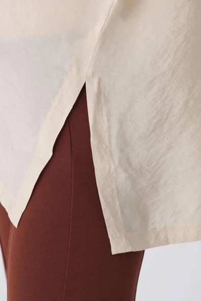 Addax Tek Cepli Oversize Gömlek G8129-y4 - Resim 5