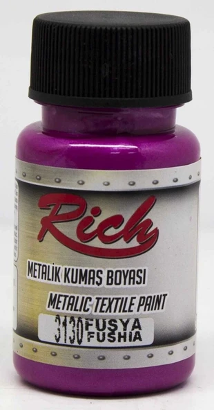 Supertrend Metalik Kumaş Boyası 50 cc. 3130 FUŞYA ürün görseli 1