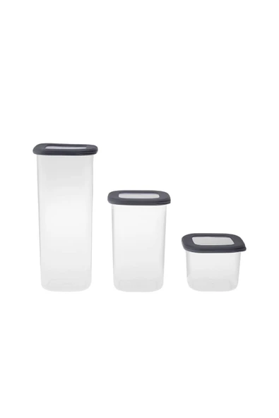 Rise 9'lu Saklama Kabı Antrasit - Resim 6