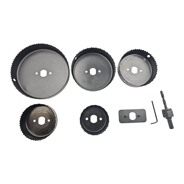 Fixonic B.H.D BHD00264 Buat (Panç) Açma Seti 8 Parça (64-76-89-102-127mm) - Resim 4