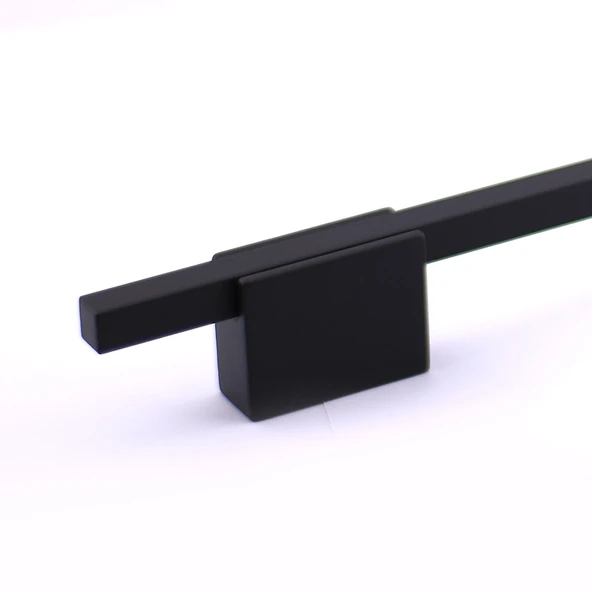 Boyut Siyah Metal 224 mm Mobilya Kolu Aksesuarı Uzun Dolap Kulpları Mutfak Çekmece Kulbu Kapak Kulbu - Resim 8