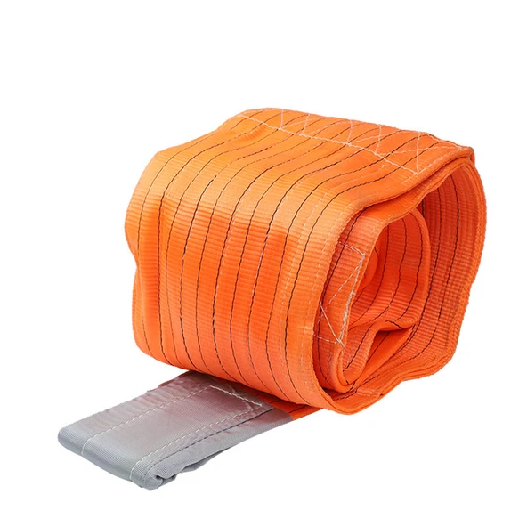 Sapan Polyester Spanzet 10 Ton 8 Metre Kırmızı Sağlam Yük Kaldırma Taşıma İndirme Esnek Halat - Resim 7