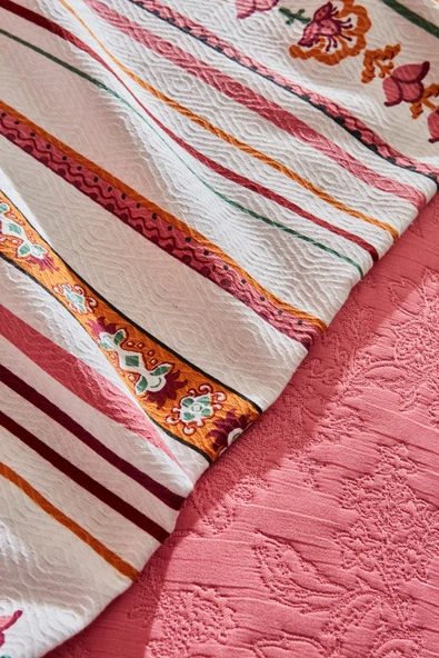 Rebecca Çift Kişilik Summer Set Fuşya - Resim 5