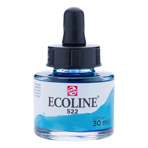 Supertrend Ecoline Sıvı Suluboya 30 ml. 522 Turquoise Blue ürün görseli 1