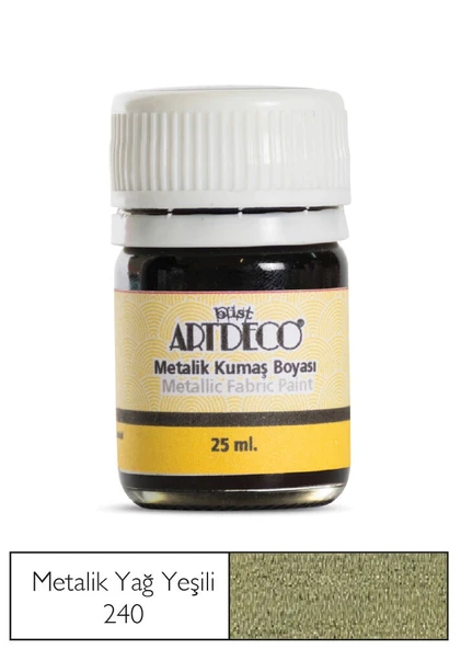 Supertrend Metalik Kumaş Boyası 240 Yağ Yeşili ürün görseli 1