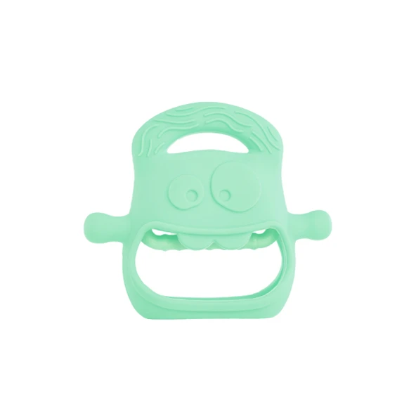 Periboia Açık Yeşil Bebek Silikon Diş Kaşıyıcı