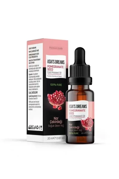 Asia's Dreams Nar Çekirdeği Soğuk Sıkım Yağ 20ml ürün görseli 1