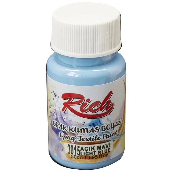 Supertrend Opak Kumaş Boyası 50 cc. 3015 AÇIK MAVİ ürün görseli