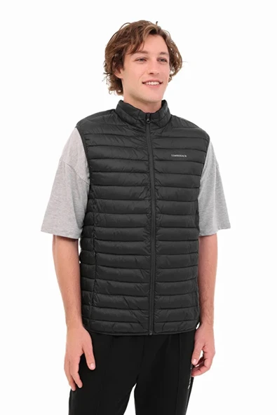 Lumberjack Star Vest Erkek Yelek - Siyah - 1
