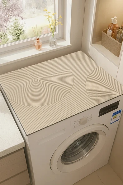 Valerine Life Çamaşır ve Kurutma Makinesi Üstü Düzenleyici Matı Örtüsü Kaymaz Sıvı Geçirmez 27CMD251023 ürün görseli