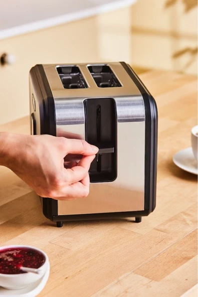 Multicrust Retro Ekmek Kızartma Makinesi Black - 4