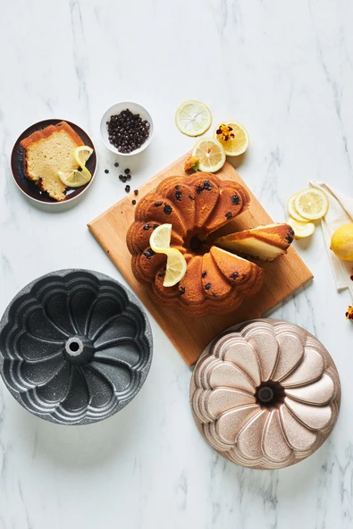 Karaca Garcia Döküm Kek Kalıbı Rose 25,5 Cm Rose Gold - Resim 10