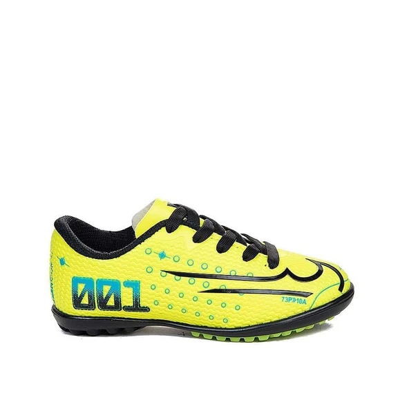 Sarı Siyah Erkek Çocuk Halı Saha Futbol Ayakkabısı 441 - 4