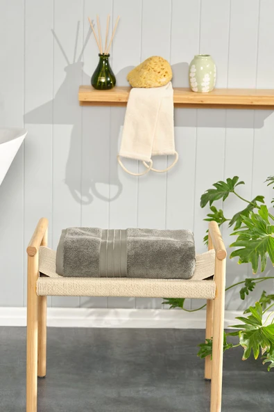 Aquasoft %100 Pamuk Banyo Havlusu 85x150 Cm Petrol - Resim 6