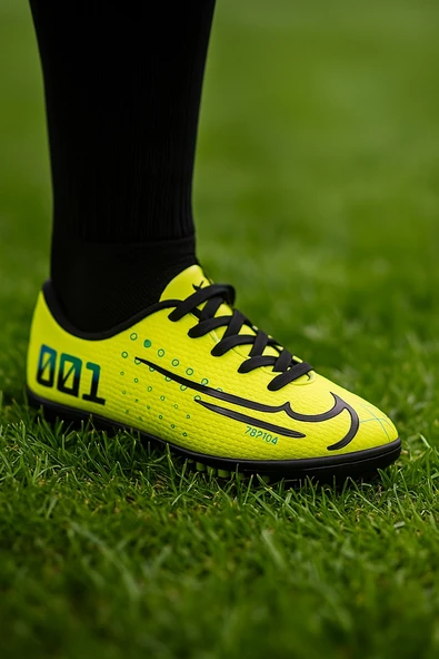 Sarı Siyah Erkek Çocuk Halı Saha Futbol Ayakkabısı 441