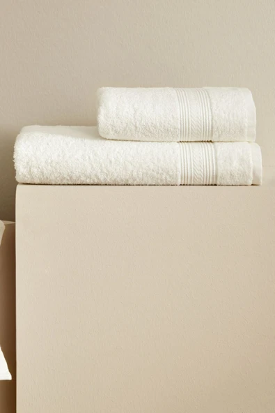 Soft Touch Pamuk 50x90 cm Havlu Gri - Resim 10