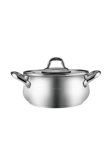 New Akara İndüksiyon Tabanlı Çelik Derin Tencere 24 cm - 4