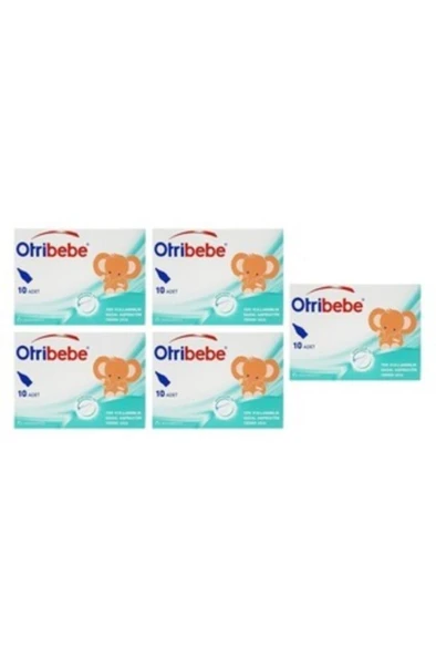 Otribebe Nazal Burun Aspiratörü Yedek Uç 10'Lu X 5 Kutu (SKT:03/2027)