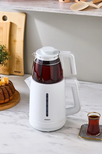 Tea Grande Xl Çay Makinesi Pearl Whıte - Resim 4