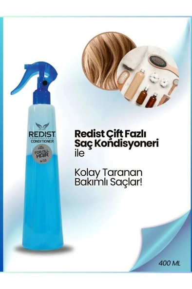 Redist All Hair Mavi Kolajen Nemlendirici Isıya Karşi Koruma Sağlayan Fön Suyu 400 ml - Resim 2