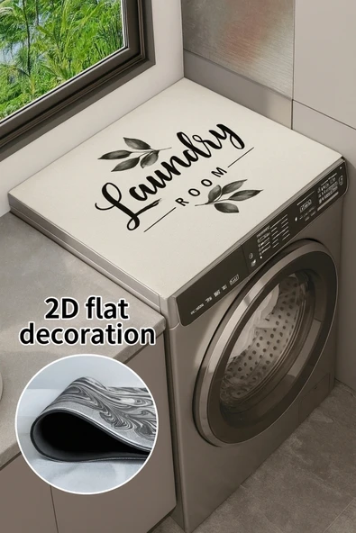 Valerine Life Çamaşır ve Kurutma Makinesi Üstü Düzenleyici Matı Örtüsü Kaymaz Sıvı Geçirmez 27CMD251022 ürün görseli