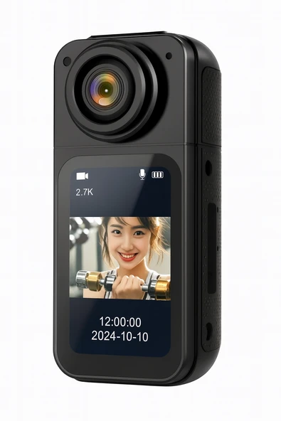 2.7K HD Aksiyon Kamerası  Yüksek Çözünürlüklü Spor ve Vlog Çekimleri - 2