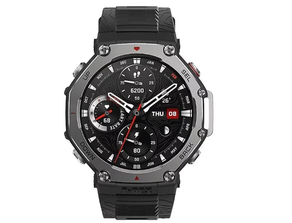 Amazfit T-Rex 3 Akıllı Saat Siyah (OUTLET) (12 AY EVOFONE GARANTİLİ) - 1