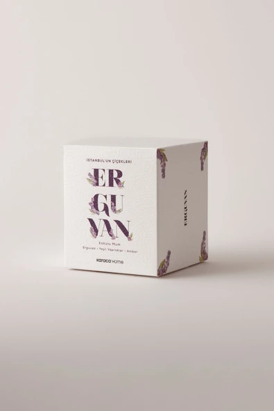 İstanbulun Çiçekleri Serisi Kokulu Mum Erguvan - Resim 8