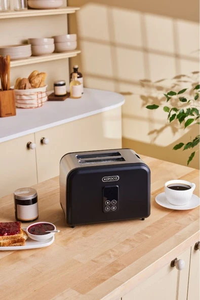 Multicrust Retro Ekmek Kızartma Makinesi Black - 10