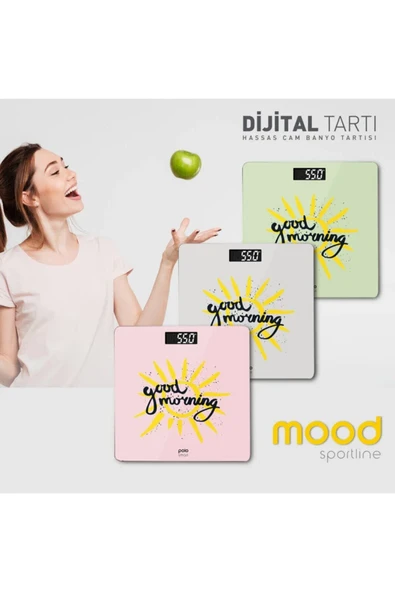 PoloSmart PSC05 Mood Cam Dijital Baskül - Beyaz - 3