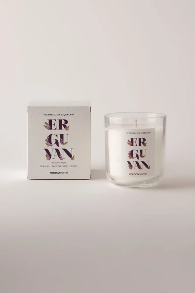 İstanbulun Çiçekleri Serisi Kokulu Mum Erguvan - Resim 6