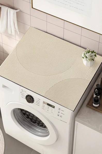Valerine Life Çamaşır ve Kurutma Makinesi Üstü Düzenleyici Matı Örtüsü Kaymaz Sıvı Geçirmez 27CMD251023 - Resim 2