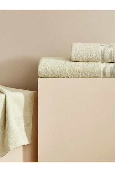 Soft Touch %100 Pamuk 50x90 cm Havlu Adaçayı - Resim 4