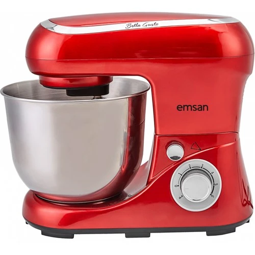 Emsan Bella Gusto Kırmızı Stand Mikser Mutfak Şefi 1300w 5 Lt - 4