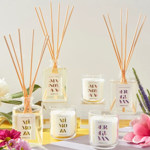 Karaca Home İstanbulun Çiçekleri Serisi Çubuklu Ortam Kokusu Erguvan - Resim 3