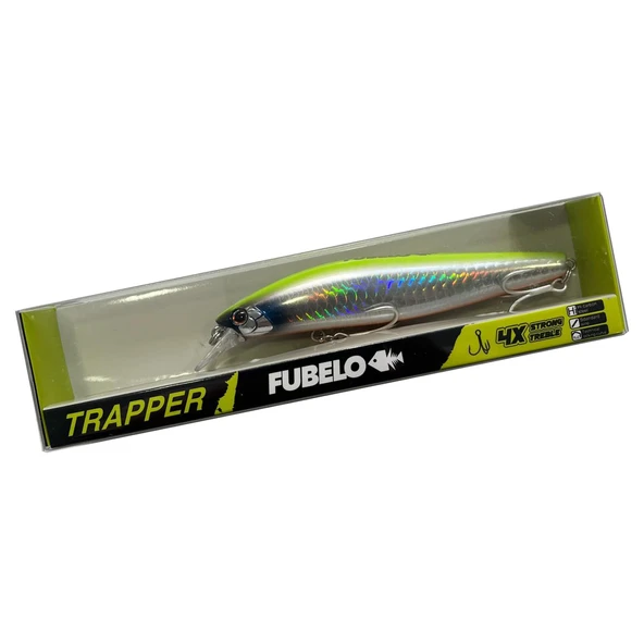 Fubelo Trapper 9.9cm 17gr Sinking Maket Balık  Yellow Killer ürün görseli 1