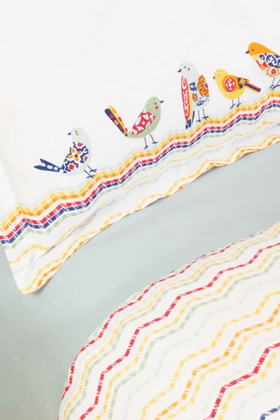 Alegra Mood Multi %100 Pamuk Çift Kişilik Pike Takımı - Resim 6