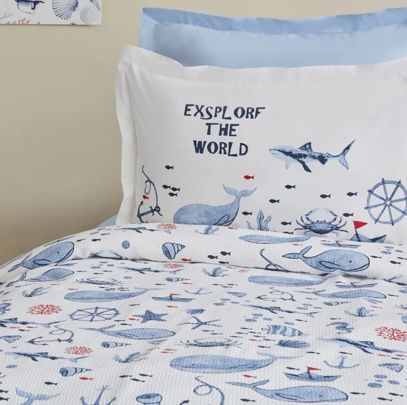 Karaca Home Young Shark Tek Kişilik Pike Takımı - Resim 6