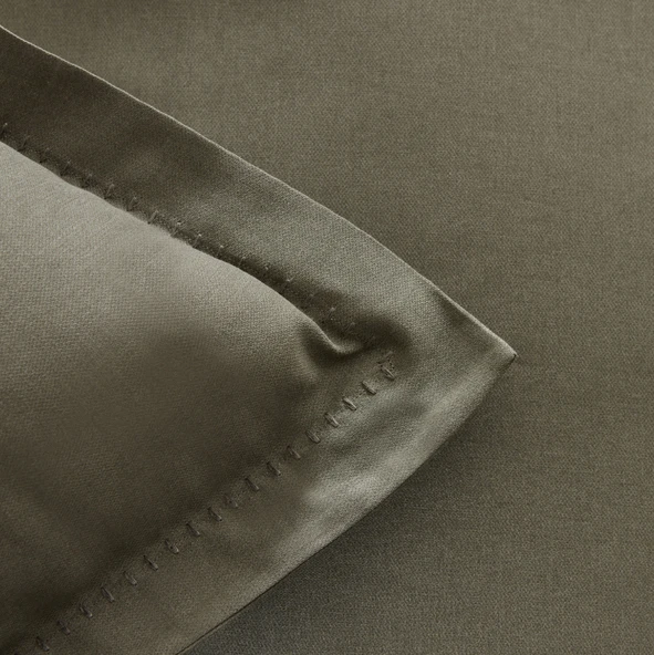 Karaca Home Weena Çift Kişilik Krep Nevresim Jakar Pike Takımı Yeşil - Resim 4