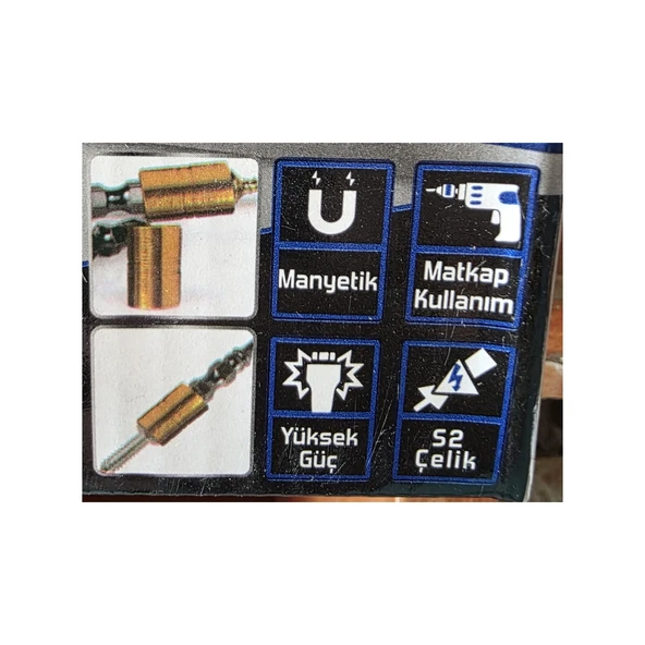 TYSON BİTS UÇ PZ2x65 mm TEK YÖN 10 ADET - 2