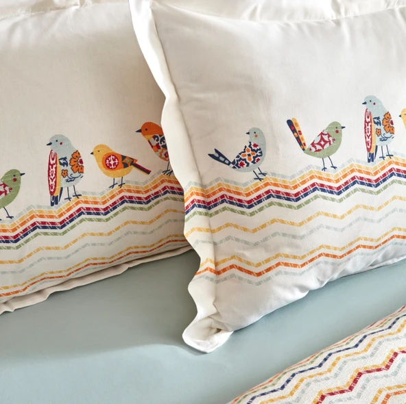Karaca Home Alegra Mood Multi %100 Pamuk Çift Kişilik Nevresim Takımı - 3