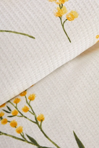 Loretta %100 Pamuk Çift Kişilik Pike Takımı PP - Resim 12