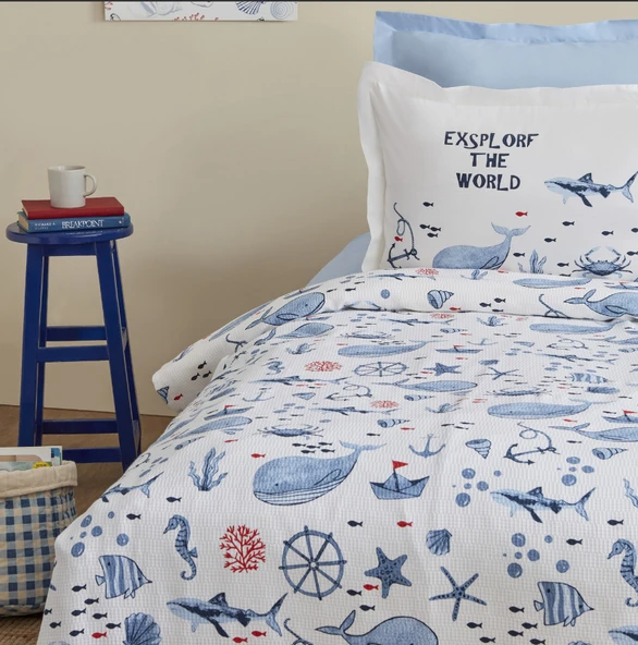 Karaca Home Young Shark Tek Kişilik Pike Takımı - Resim 2