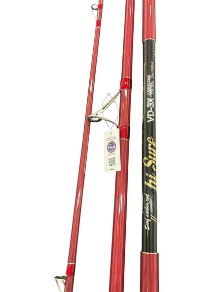 Mi-Henk Hi Surf VD3X 4.25m 100-260gr 3P Surf Olta Kamışı - Resim 4