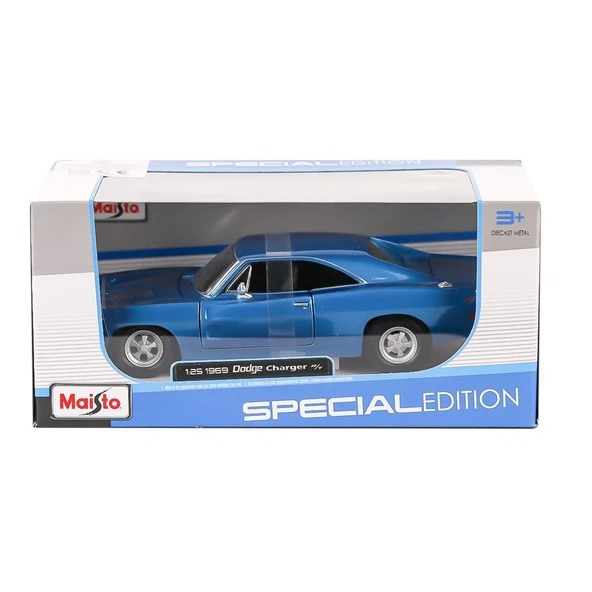 MAY 31256 1969 Dodge Charger RT 1:25 Model Araba -Necotoys - Resim 3