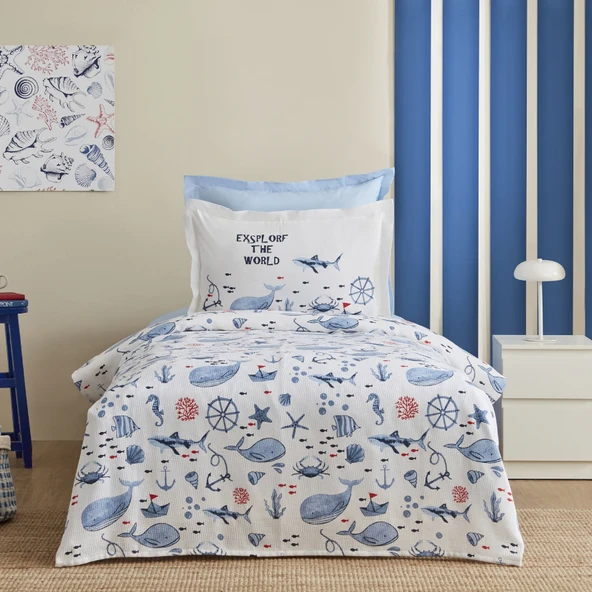 Karaca Home Young Shark Tek Kişilik Pike Takımı ürün görseli