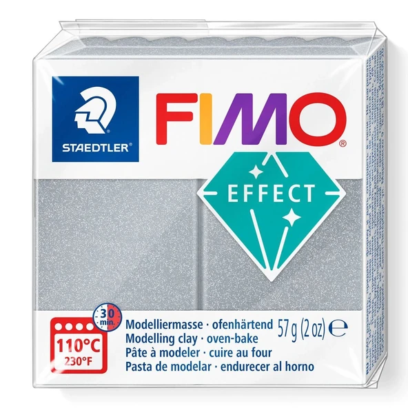 Supertrend Fimo Effect Polimer Kil 81 Silver (Metalik) ürün görseli