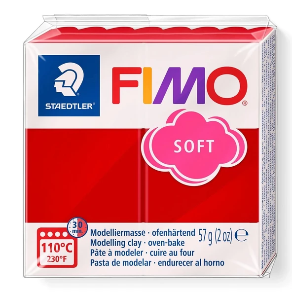 Supertrend Fimo Soft Polimer Kil 2 P Noel Kırmızı - 1