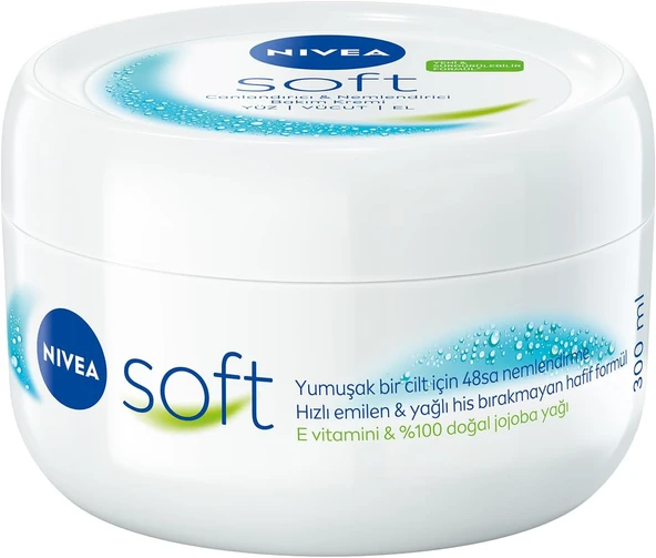 Nivea Soft Nemlendirici Bakım Kremi 300 ml